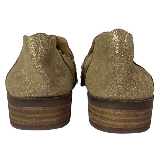 -🌸2/$25 Lucky Brand Gold Callister Scalloped Loafer shoe - Picture 5 of 10